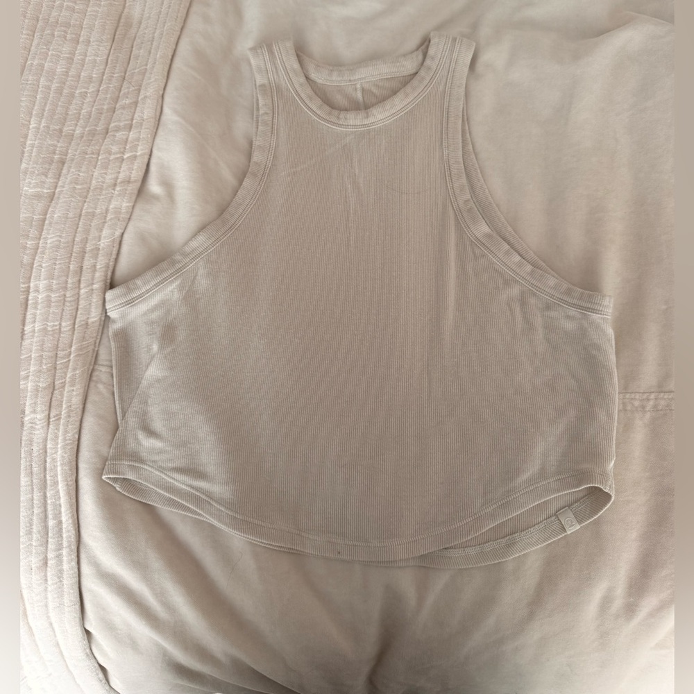 Lululemon Athletica Cream Tank Top